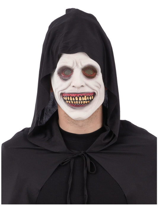 White Eyed Smiling Demon Latex Mask