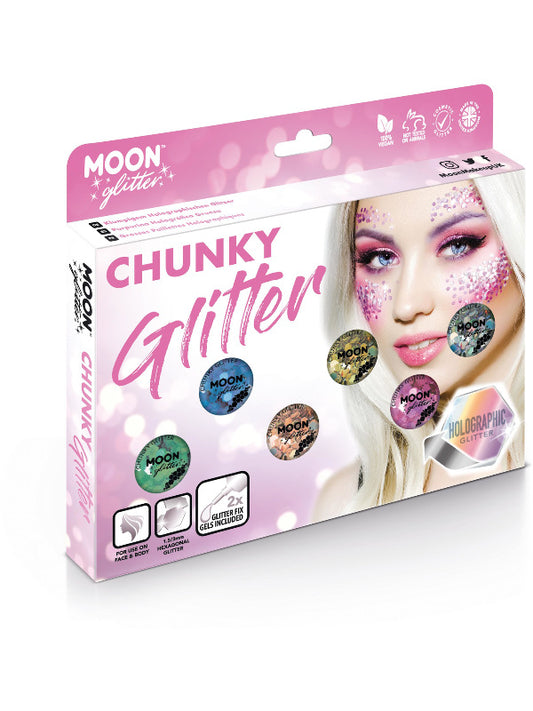 Moon Glitter Holographic Chunky Glitter Assorted