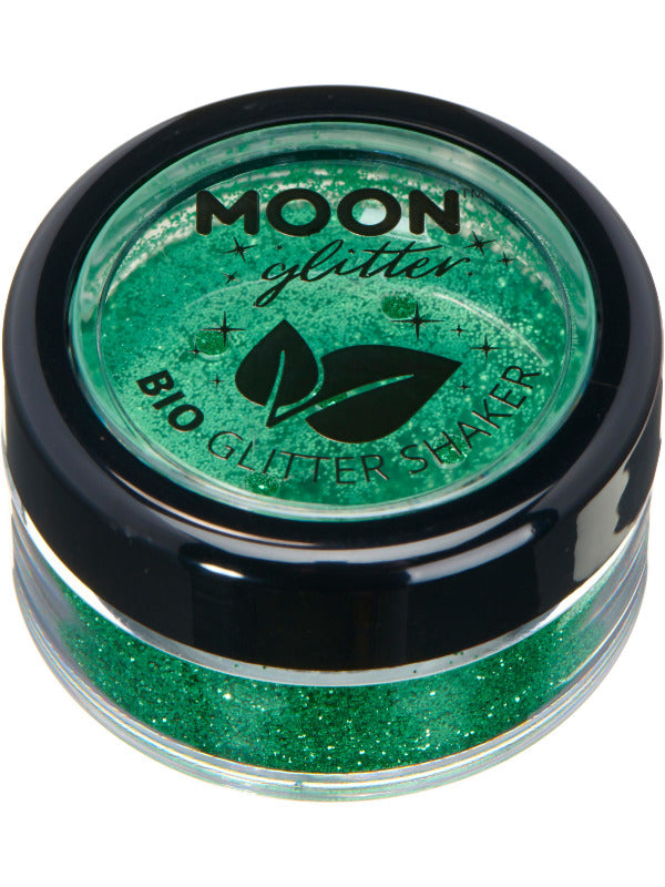 Adult Moon Glitter Bio Glitter Shakers Green
