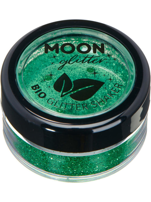 Adult Moon Glitter Bio Glitter Shakers Green