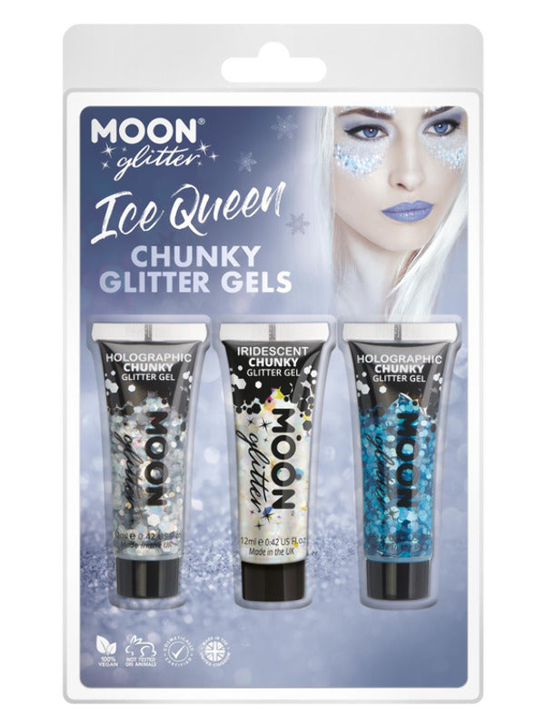 Adult Moon Glitter Themed Clamshells White (3)