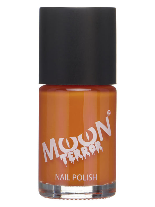 Moon Terror Halloween Nail polish Orange