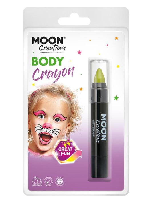 Adult Moon Creations Body Crayons Lime Green (2)