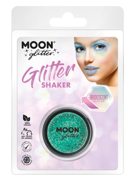 Adult Moon Glitter Iridescent Glitter Shakers Green (2)