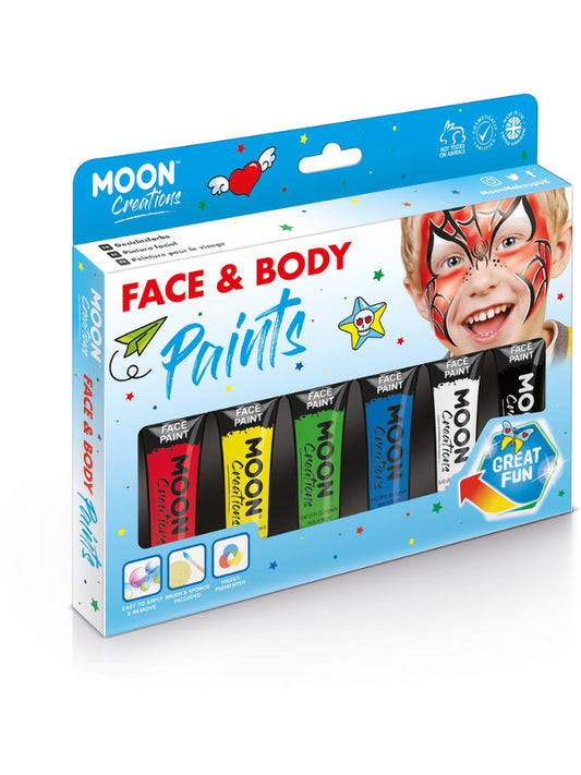 Moon Creations Face  Body Paint Assorted