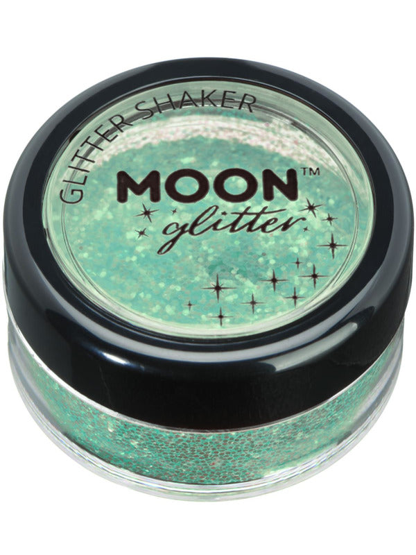 Adult Moon Glitter Iridescent Glitter Shakers Green