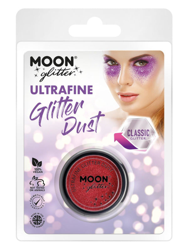 Adult Moon Glitter Classic Ultrafine Glitter Dust Red (2)