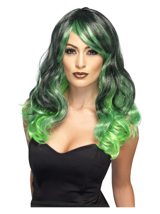 Ombre Wig Bewitching Green  Black