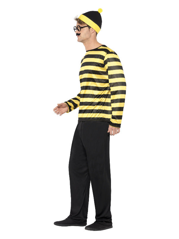 Wheres Wally Odlaw Costume Black  Yellow