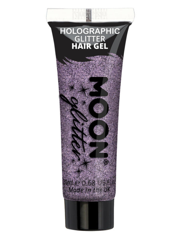 Moon Glitter Holographic Glitter Hair Gel Purple
