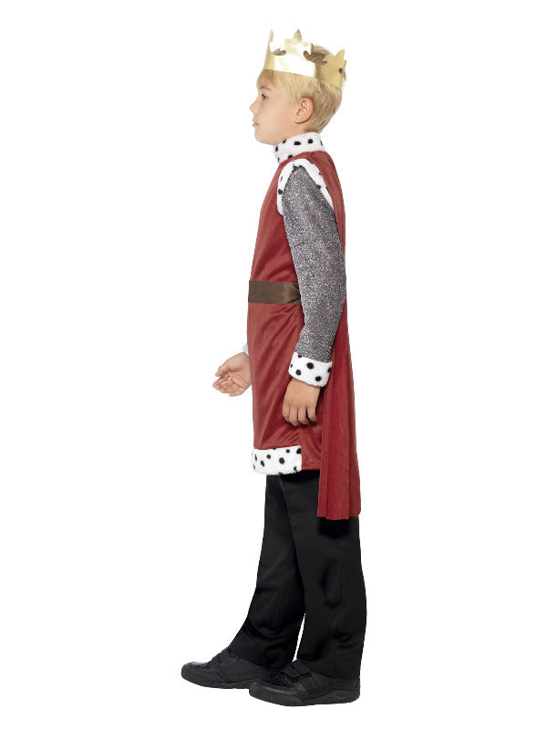 Kids King Arthur Medieval Costume Red