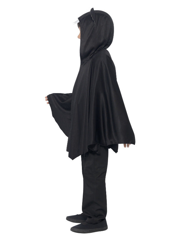 Kids Bat Cape Black