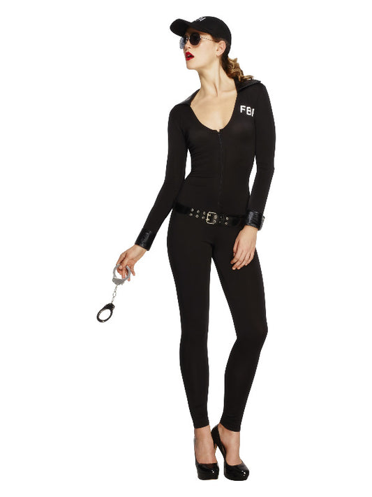 Fever FBI Flirt Costume Black