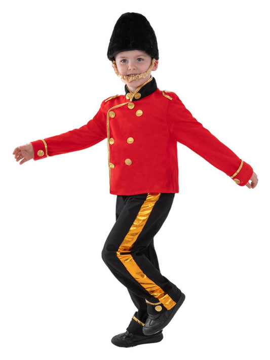 Kids Busby Guard Costume Red