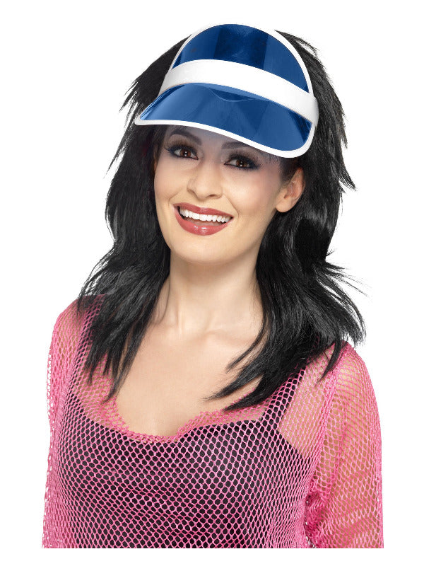 80s Sun Visor Blue