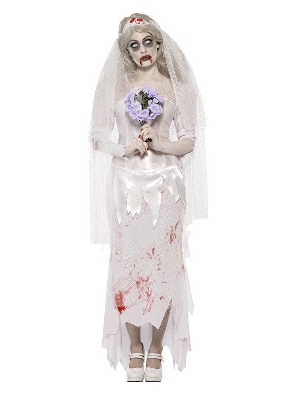 Till Death Do Us Part Zombie Bride Costume White