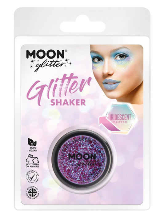 Moon Glitter iridescent Glitter Shakers Purple