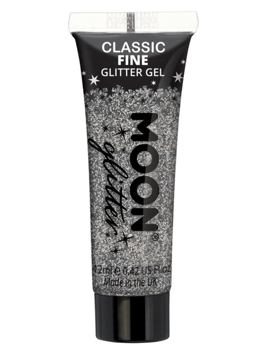 Moon Glitter Classic Fine Glitter Gel Silver