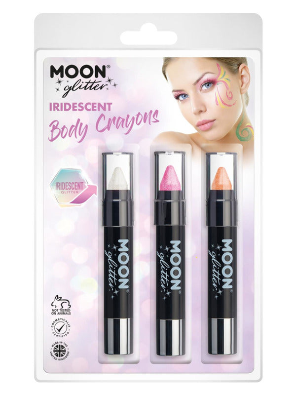 Adult Moon Glitter Iridescent Body Crayons