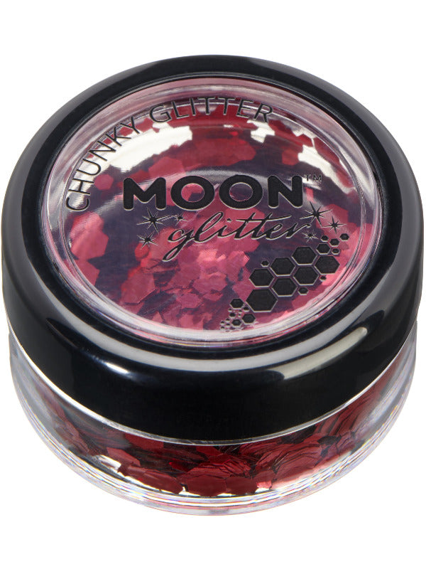 Adult Moon Glitter Classic Chunky Glitter Red