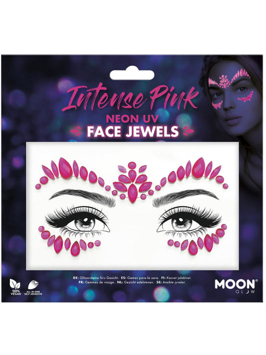 Moon Glow Face Jewels Intense Pink