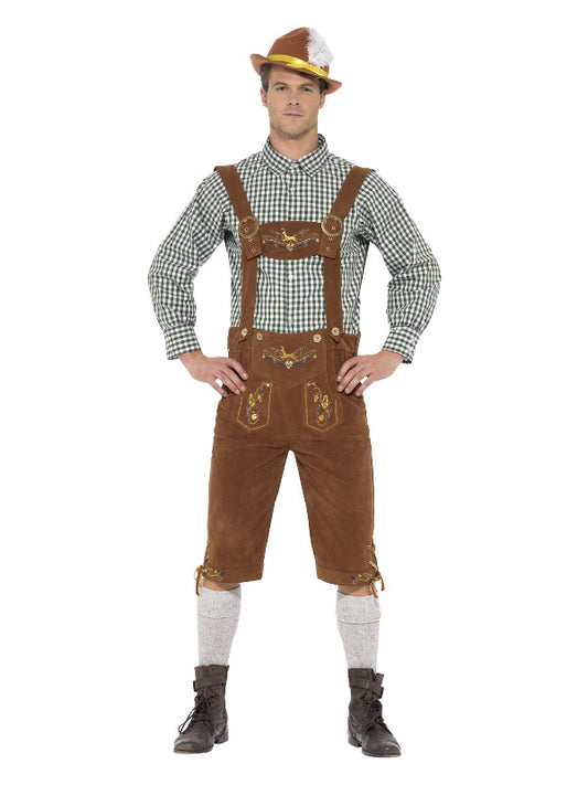 Deluxe Traditional Hans Bavarian Costume Green