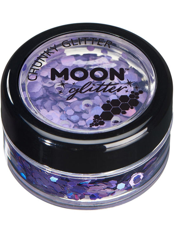 Moon Glitter Holographic Chunky Glitter Purple