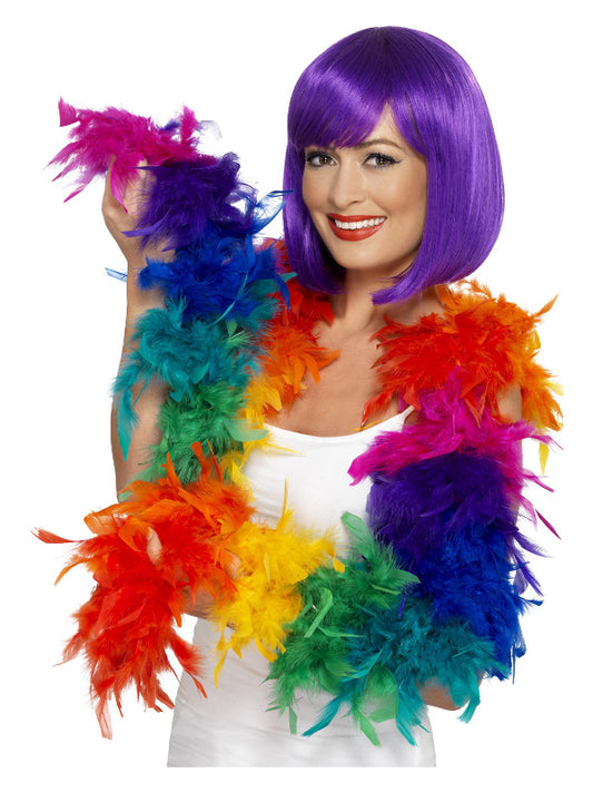 Feather Boa 80g Rainbow