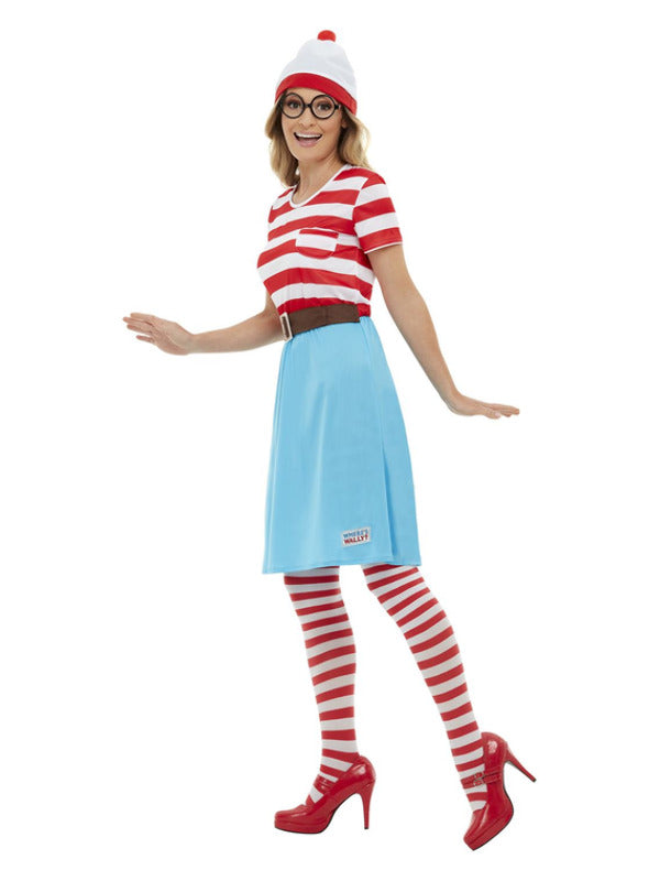 Wheres Wally Wenda Costume Red  White