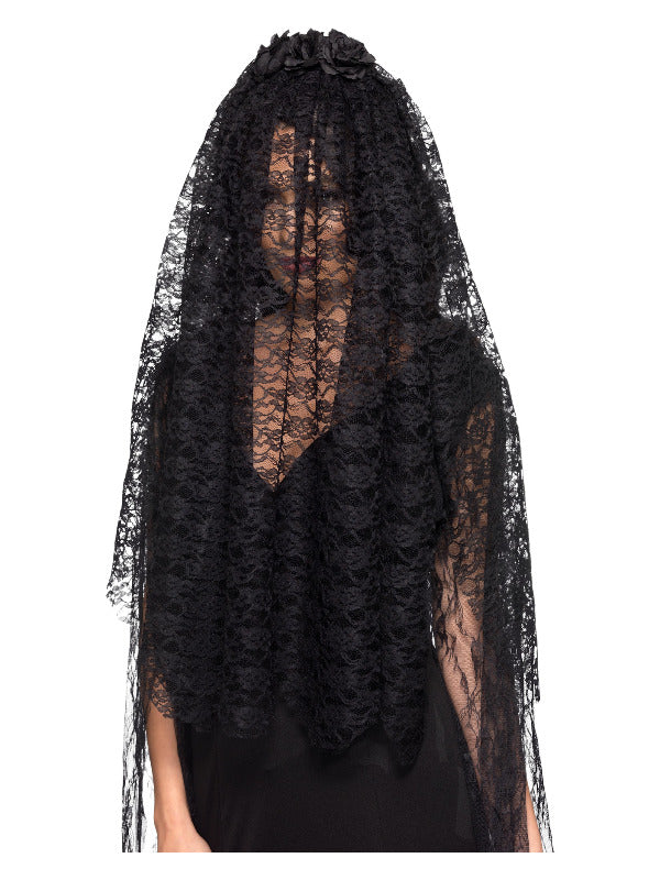 Black Widow Veil Black