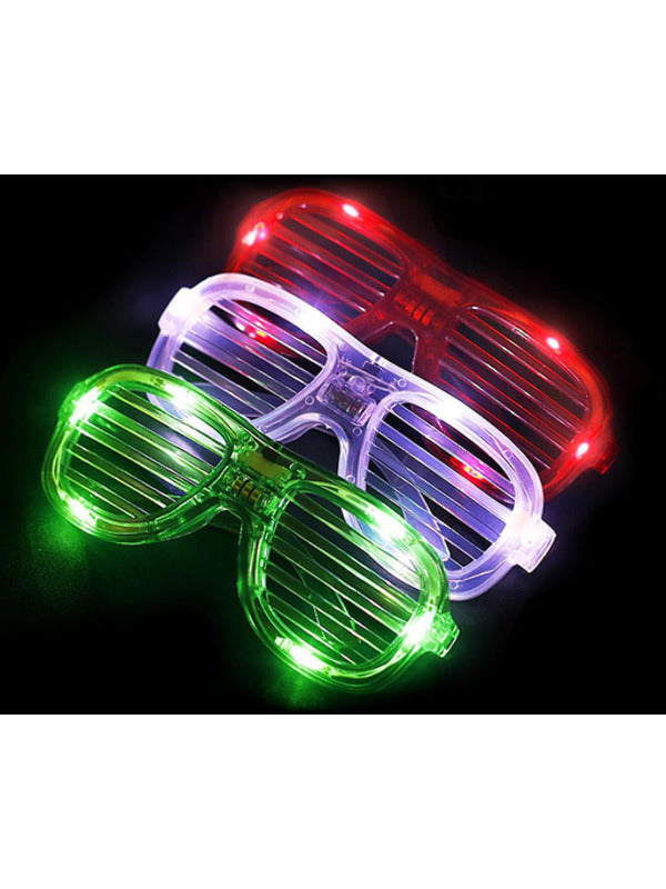 Kids LED Light Up Shutter Glasses Assorted