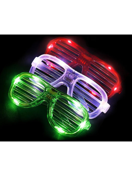Kids LED Light Up Shutter Glasses Assorted
