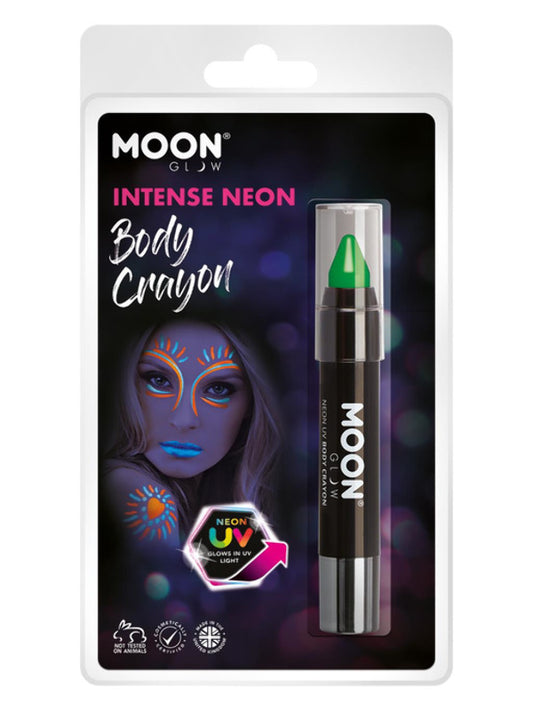 Adult Moon Glow Intense Neon UV Body Crayons Intense Gr