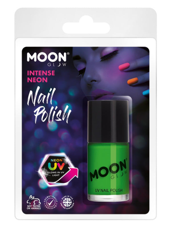 Moon Glow Intense Neon UV Nail Polish Intense Gre