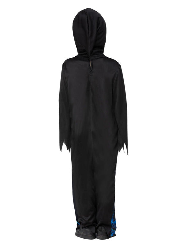 Kids Midnight Skeleton Reaper Costume