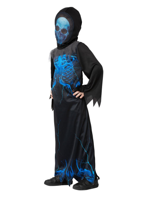 Kids Midnight Skeleton Reaper Costume