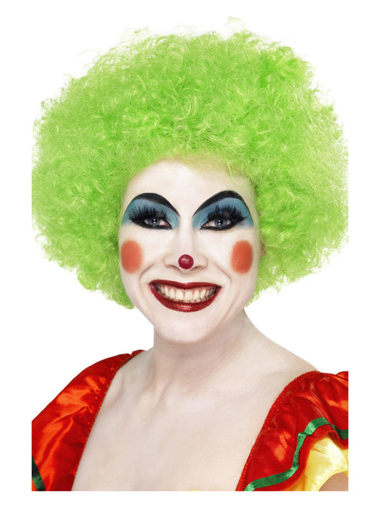 Crazy Clown Wig Green