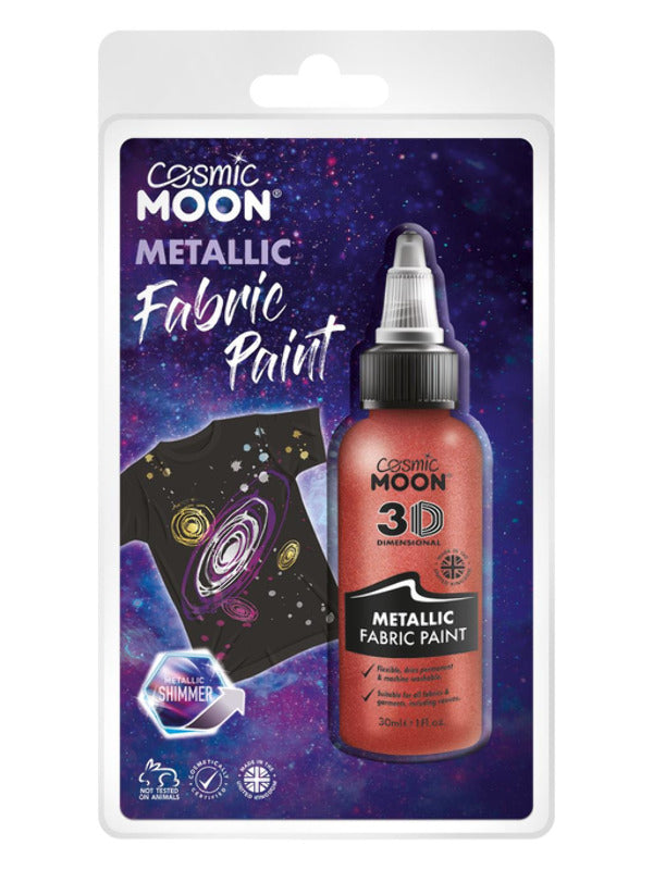 Adult Cosmic Moon Metallic Fabric Paint Red (2)