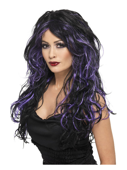 Gothic Bride Wig Purple