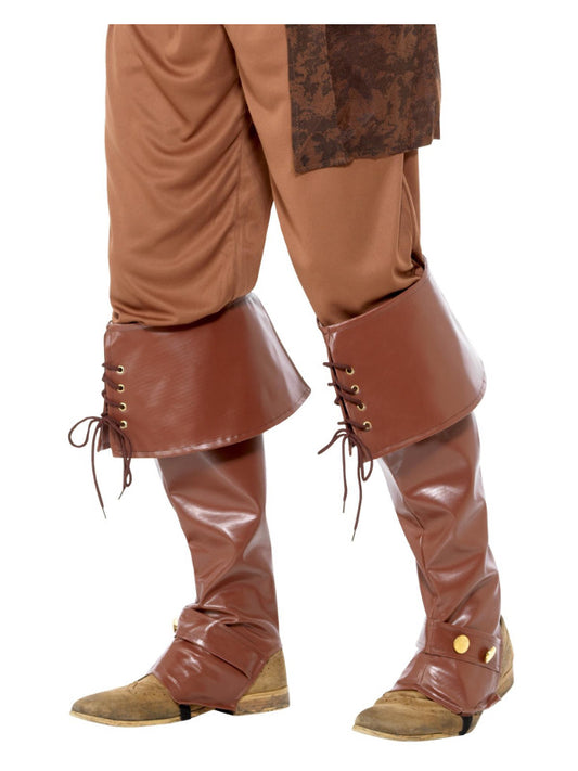 Deluxe Pirate Bootcovers Brown