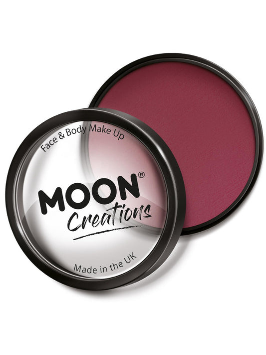 Adult Moon Creations Pro Face Paint Cake Pot Dark Pink