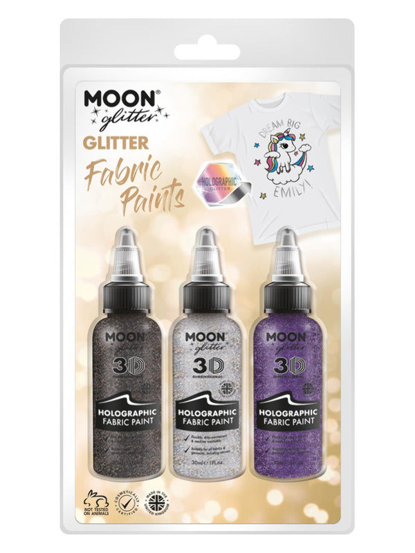 Adult Moon Glitter Holographic Glitter Fabric Paint (15)