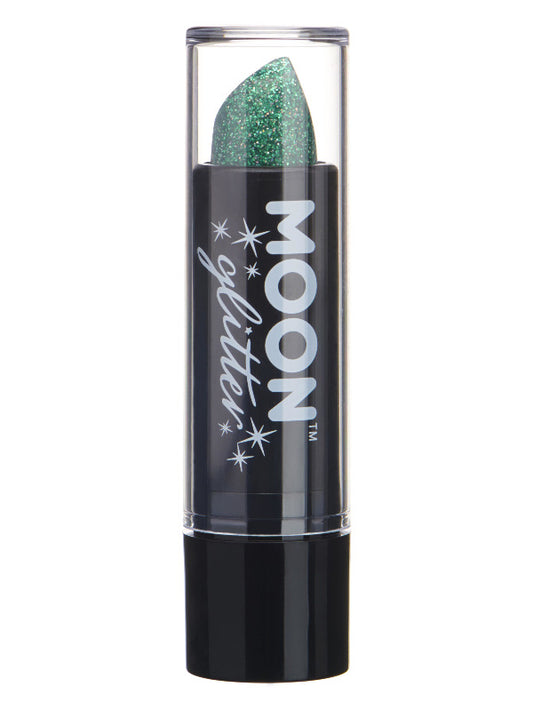 Adult Moon Glitter Holographic Glitter Lipstick Green