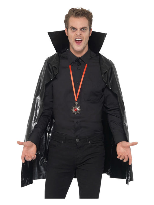 PVC Vampire Cape Black