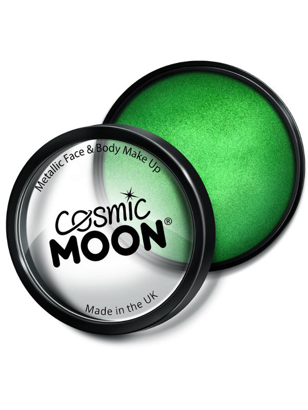 Adult Cosmic Moon Metallic Pro Face Paint Cake Pots Gre