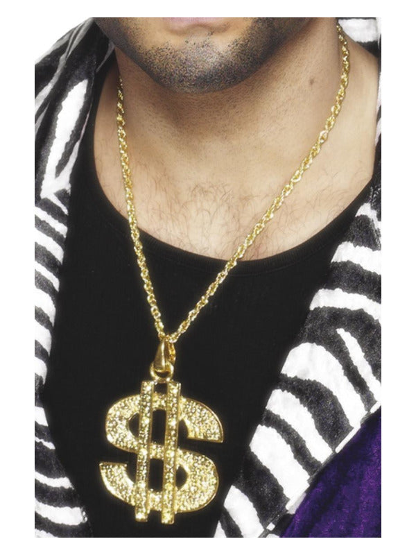 Dollar Sign Medallion Gold