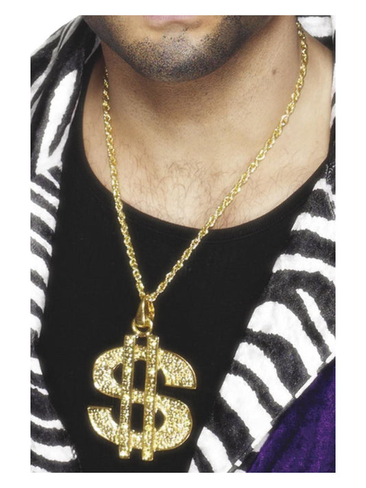 Dollar Sign Medallion Gold