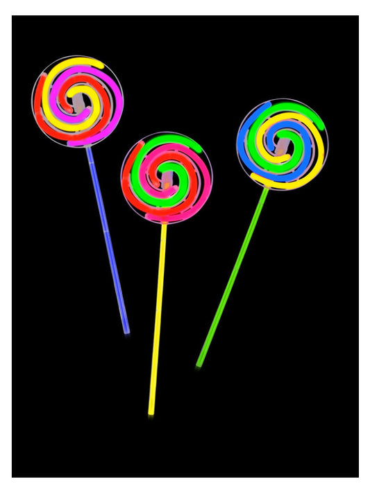 Kids Snap to Glow Swirl StickSpinning Top Kit 25cm