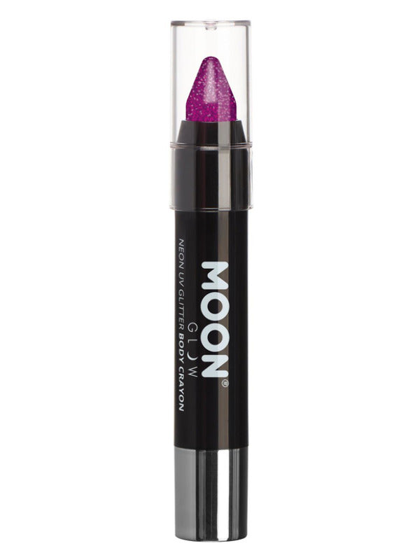 Moon Glow  Neon UV Glitter Body Crayons Purple