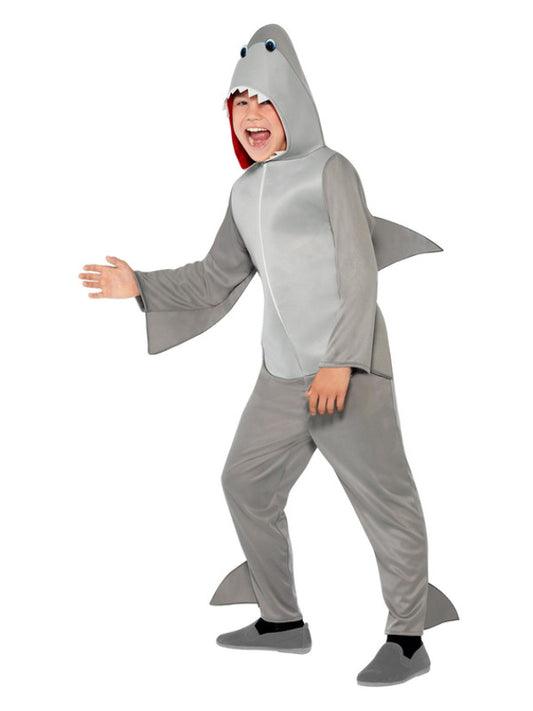 Kids Shark Costume Grey